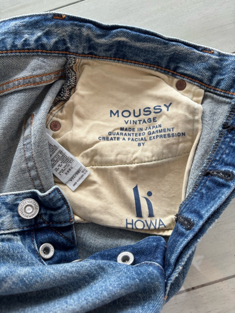 Moussy Light Blue Boyfriend Jeans - Distressed Hem - Picture 5 of 8
